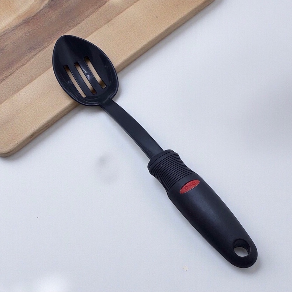 OXO Good Grips Nylon Slotted Spoon 12.5” Black Heat Resistant